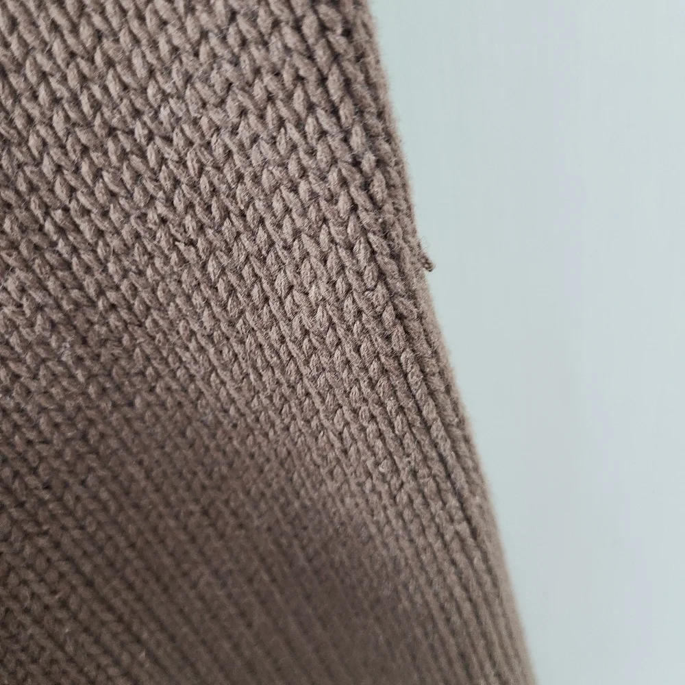 J. Crew Roll Neck OarsmanBrown Taupe Heavyweight Cotton Sweater - Picture 9 of 10